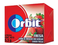 Imagen de CHICLE ORBIT FRESA CARTON CON 24 DISPLAY