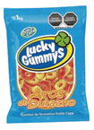 Imagen de LUCKY GUMMYS AROS DE DURAZNO BOLSA