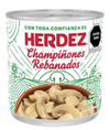 Imagen de CHAMPIÑON HERDEZ REBANADOS 186 GRS CARTON CON 24 PIEZA