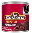 Imagen de CHILES COSTEÑA CHIPOTLE 105 GRS CARTON CON 40 DISPLAY