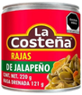 Imagen de CHILES COSTEÑA RAJAS 220 GRS CARTON CON 48 DISPLAY