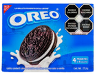 Imagen de OREO 4  CON 6 GALLETAS 63 GRS CARTON CON 12 DISPLAY