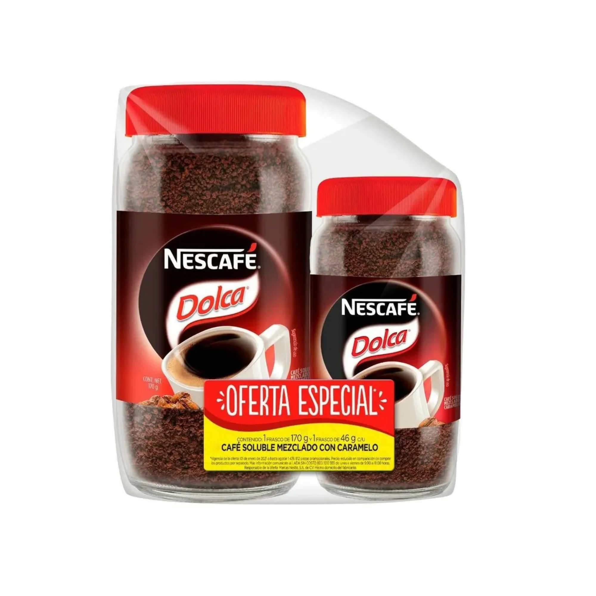 Imagen de COMBO NESCAFE DOLCA 80 GRS + 46 GRS CARTON CON 14 DISPLAY